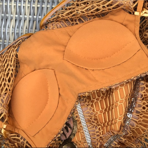 Raisa Vanessa Chainmail Mini Dress 36 XS Fringe - Picture 15 of 15